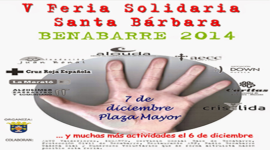 28/11/2014 Fundación Juan Bonal estará presente en la Feria Solidaria de Benabarre.