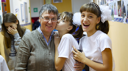 19/01/2015 Tropinka, el centro infantil atendido por las Hermanas de la Caridad de Santa Ana en Rusia, cumple cinco años.