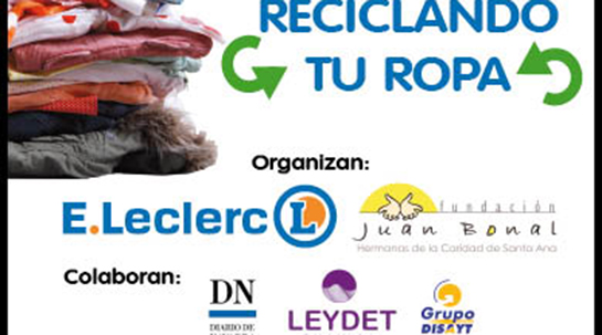 08/06/2015 Comienza la Campaña Solidaria de Recogida de Ropa 2015 de Fundación Juan Bonal en Navarra.