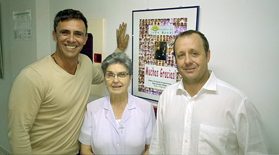 30/09/2013 Alonso Caparrós visita la sede de Fundación Juan Bonal en Zaragoza.