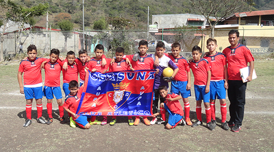 09/03/2016 La escuela de fútbol Osasuna-San Antonio, en Nicaragua, inaugura la temporada 2016.